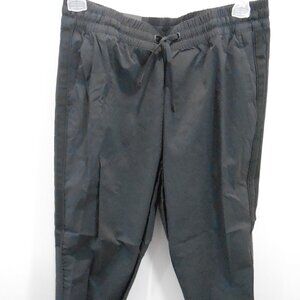 Adidas Womens Black Loose Fit Straight Leg 7/8 Style Golf Pants Size-Lg-NWT